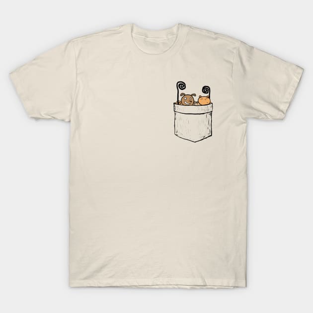 Pocket Family T-Shirt by Motiejus